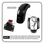 Rear Fender Fascia Set for Harley Touring Road King Glide (2009–2013)