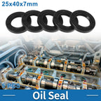 Set of 5 Oil Seal Rotary Shaft Seal 25x40x7mm Nitrile Rubber for Various Models