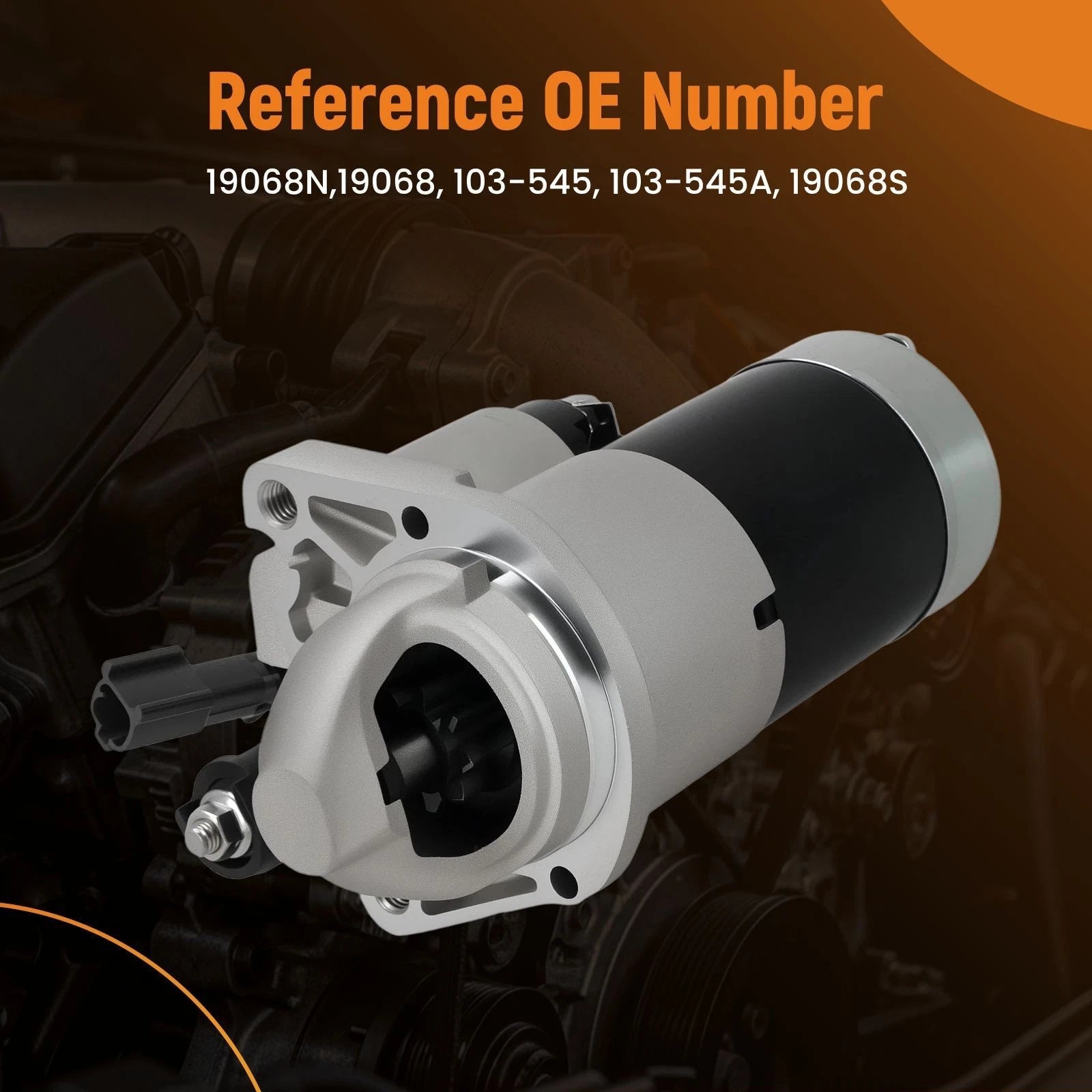 2.0kW Starter Motor for Infiniti Q70L V8 5.6L (2015–2019) 23300-1CA0A CW