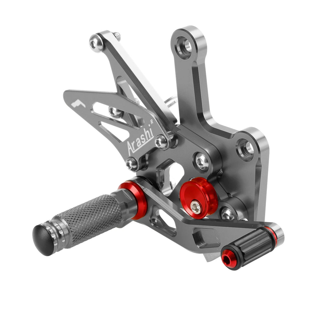 CNC Aluminum Rearsets Footpegs for Kawasaki ZX4R ZX-4RR (2023–2024)