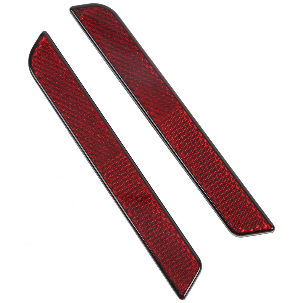 Red Reflectors for Harley Touring Road King (1994–2013) Saddlebag Latch