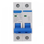 2P 63A DC Circuit Breaker for Solar PV Systems (1000V) DIN Rail