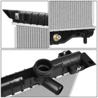 Aluminum Core Radiator DPI-2458 for GMC Envoy XL XUV/Chevy Trailblazer (2002–2009)