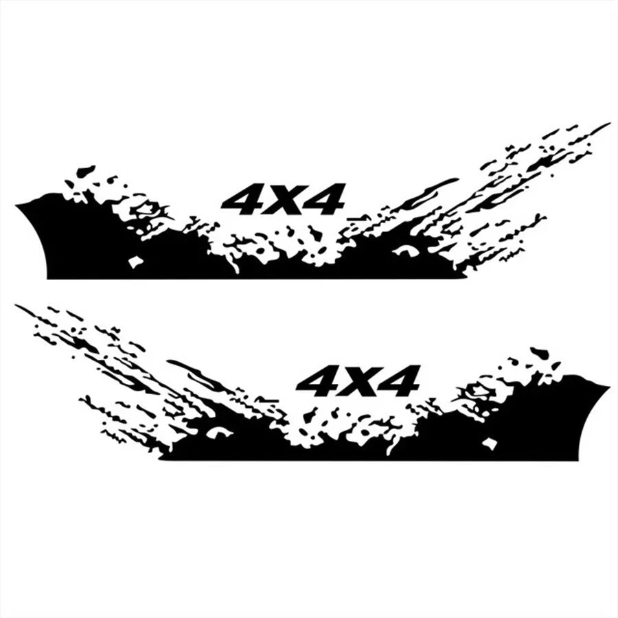 Universal 4x4 Side Body Decal Splash Graphic Vinyl Sticker for Car