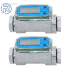 2X Digital Flow Meter 1" for Liquid Flow Measurement (2.6-26 GPM)