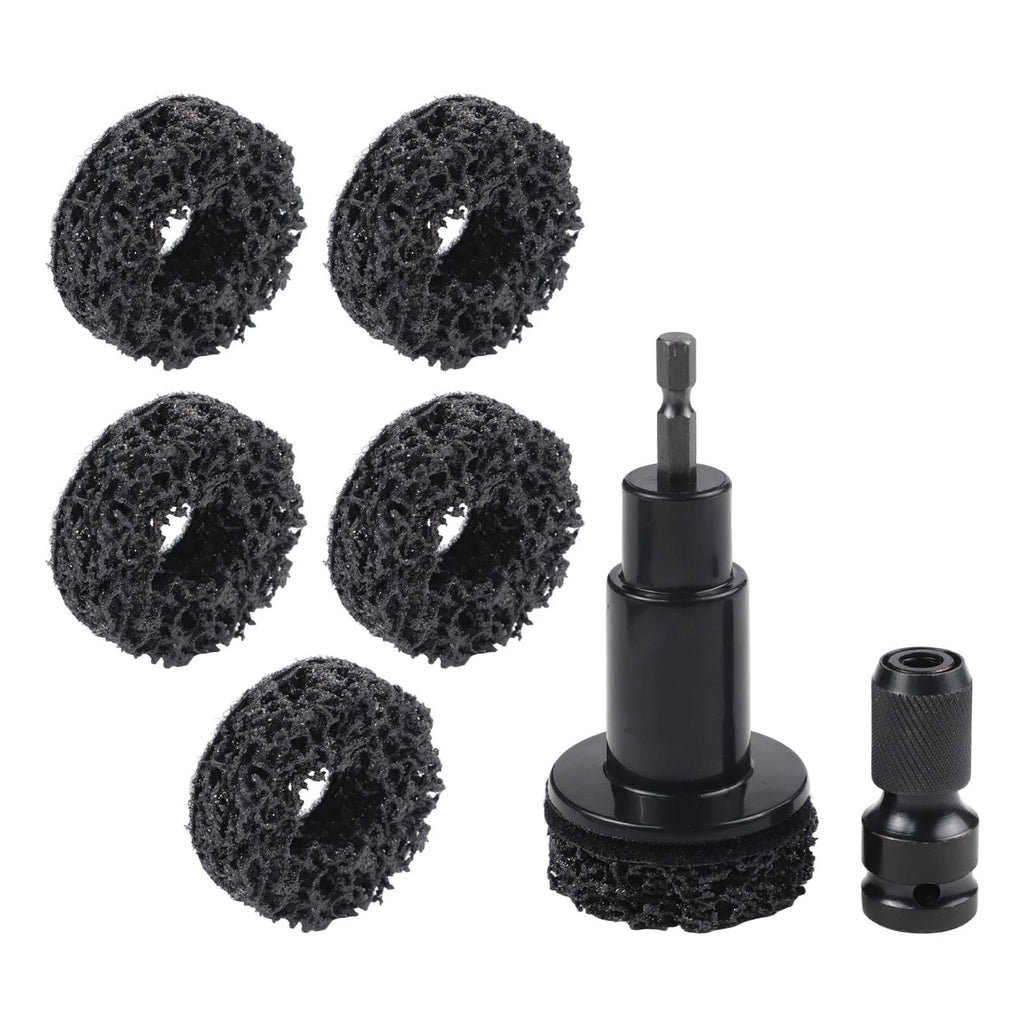 8PCS Hub and Brake Disc Rust Remover Tools for Cars (Universal)