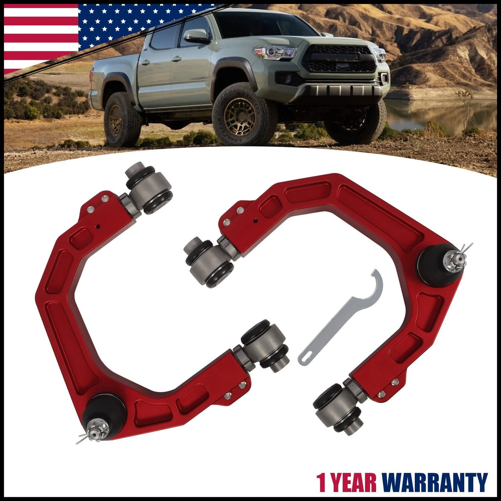 2Pcs Aluminum Front Upper Control Arm for Toyota Tacoma (2005–2023) 2-4" Lift Kit