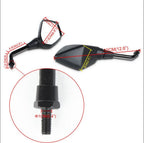 Rearview Mirrors for Kawasaki Z1000 Z750 Versys KLE 650 ZRX1100 ZRX1200 ER6B (2003–2023)