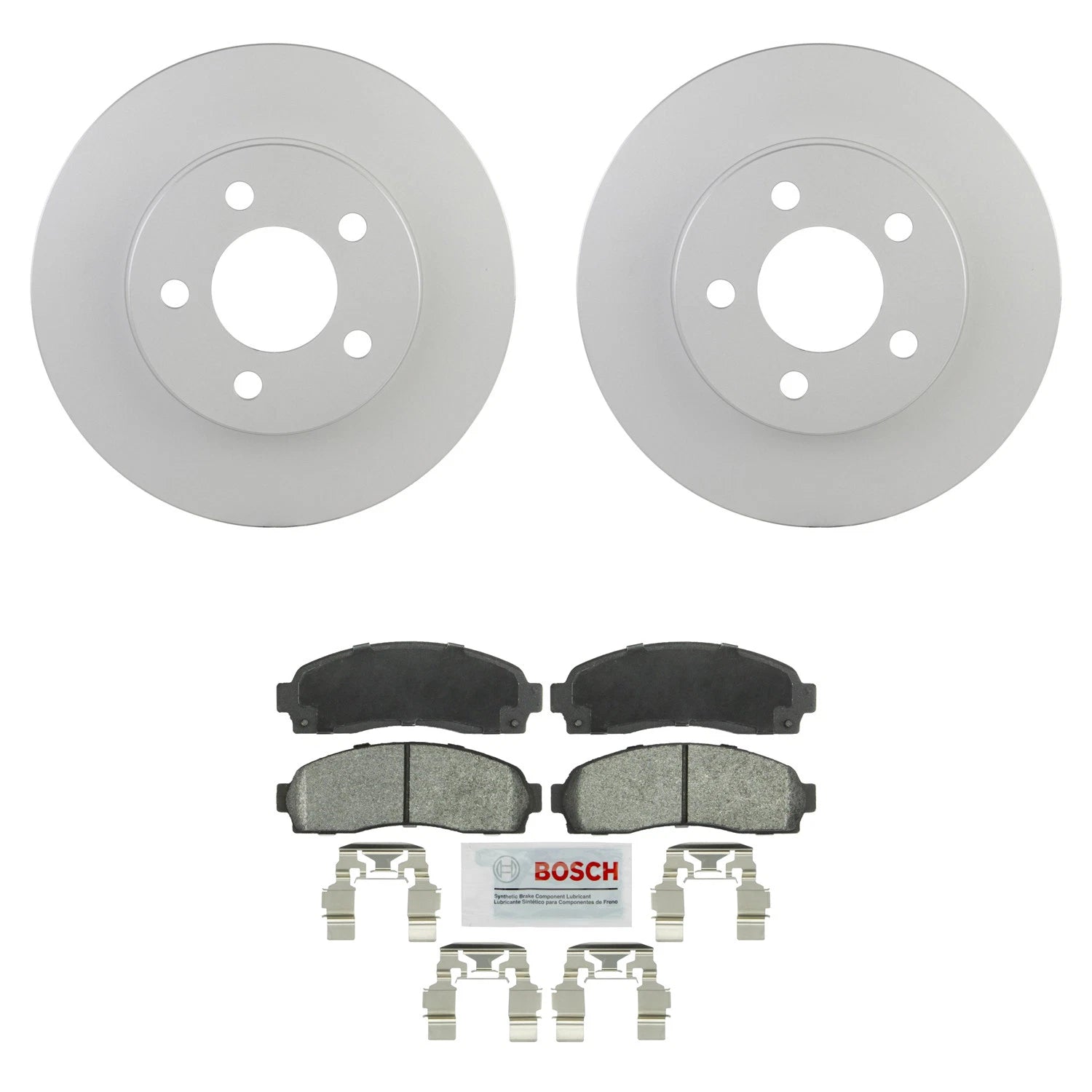 Bosch Front Rotors & Semi-Met Disc Brake Pad Kit for Explorer B4000 (1991–1994)