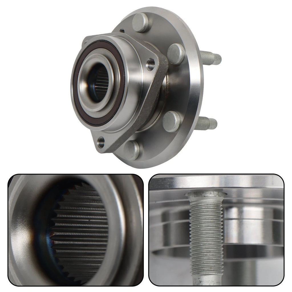 2X Front Wheel Hub Bearings for Chevy Traverse GMC Acadia Buick Enclave (2009â2017)