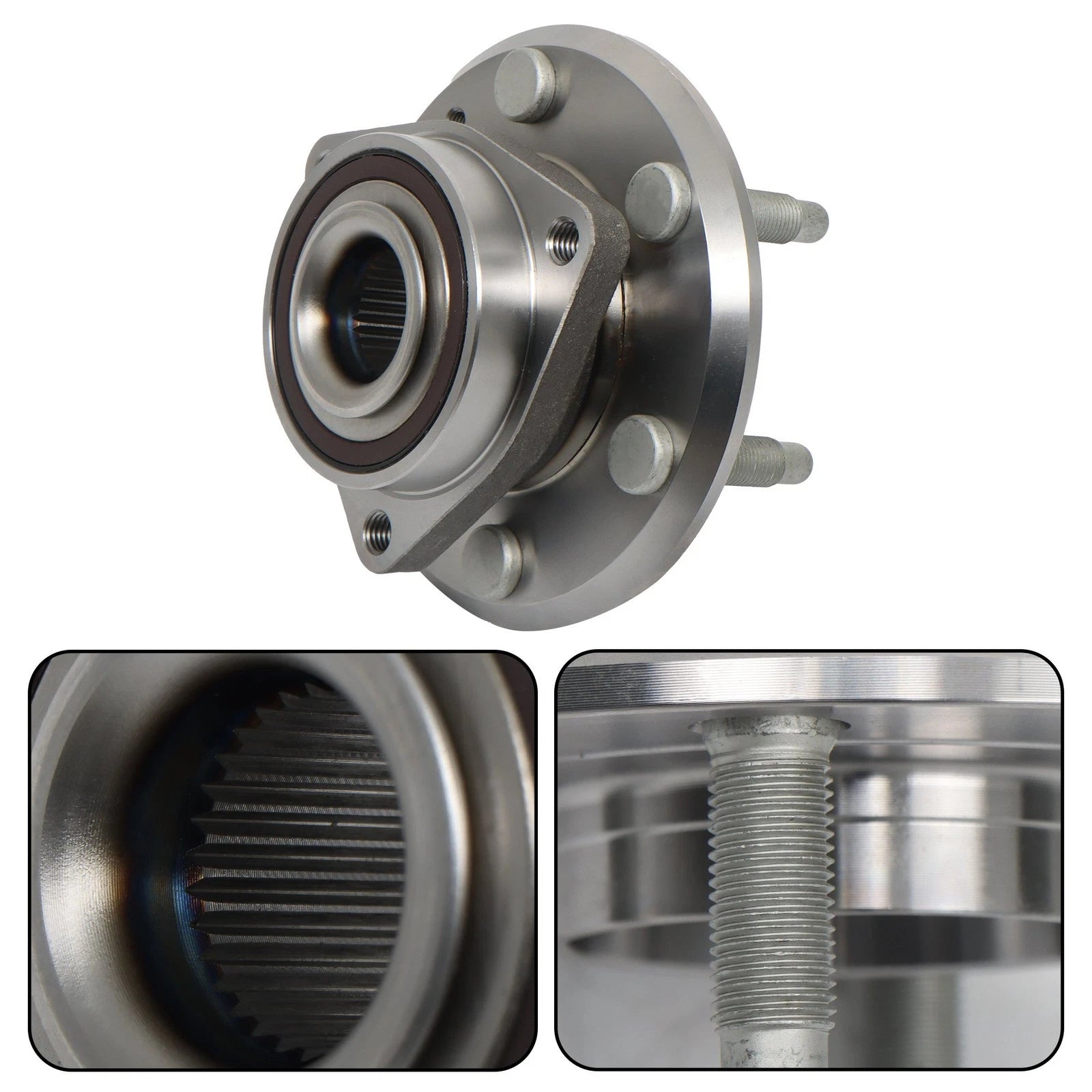2X Front Wheel Hub Bearings for Chevy Traverse GMC Acadia Buick Enclave (2009â2017)
