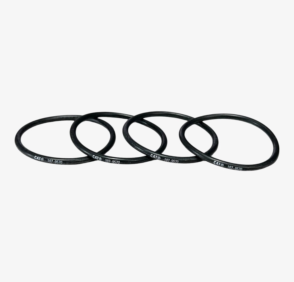 Set of 4 Cylinder Block O-Ring Seals for Caterpillar 107-9570 (OEM)