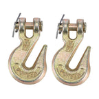 2Pcs 5/16" G70 Clevis Grab Hooks for Flatbed Truck Trailer