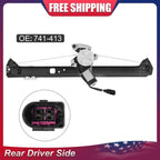 Rear Right Window Regulator w/ Motor for BMW X5 (2000–2006) 741-413