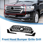 Front Upper Hood Bumper Grille for Toyota Land Cruiser LC200 (2016–2020)