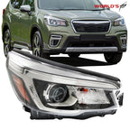 Headlight for Subaru Forester (2019–2020) Halogen Chrome Clear Right Side