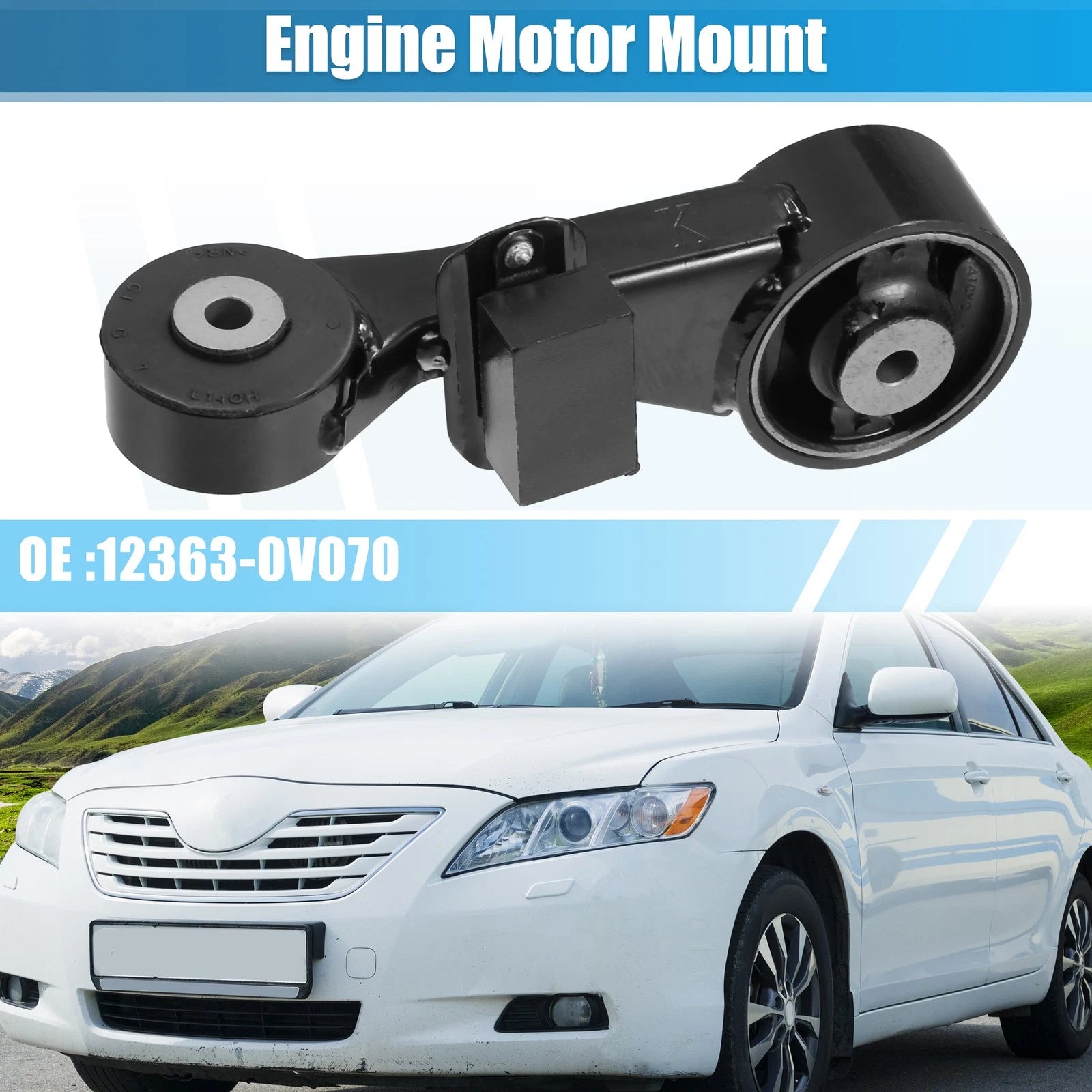 Front Right Engine Motor Mount for Toyota Camry (2009–2017) No. 12363-0V070