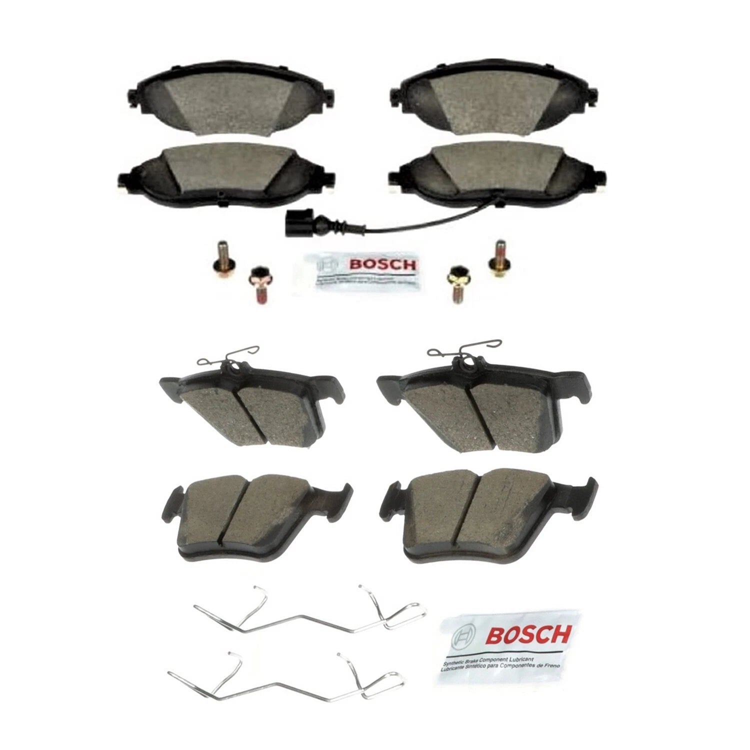 Bosch Quietcast Brake Pad Kit for Volkswagen Golf R, Jetta (2015–2021)