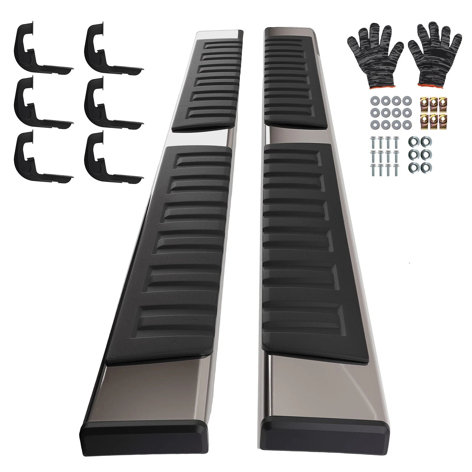 Running Boards Side Steps for Silverado GMC Sierra (2007–2019) Double Cab