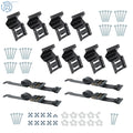 2 Pack E Track System for Trucks Vans (9' Ratchet Strap)