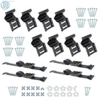 2 Pack E Track System for Trucks Vans (9' Ratchet Strap)