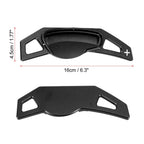 Pair Black Steering Wheel Shift Paddle Covers for Smart Fortwo (2007–2014)