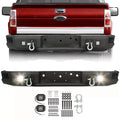 Complete Rear Steel Bumper for Ford F150 (2009–2014) Textured Finish