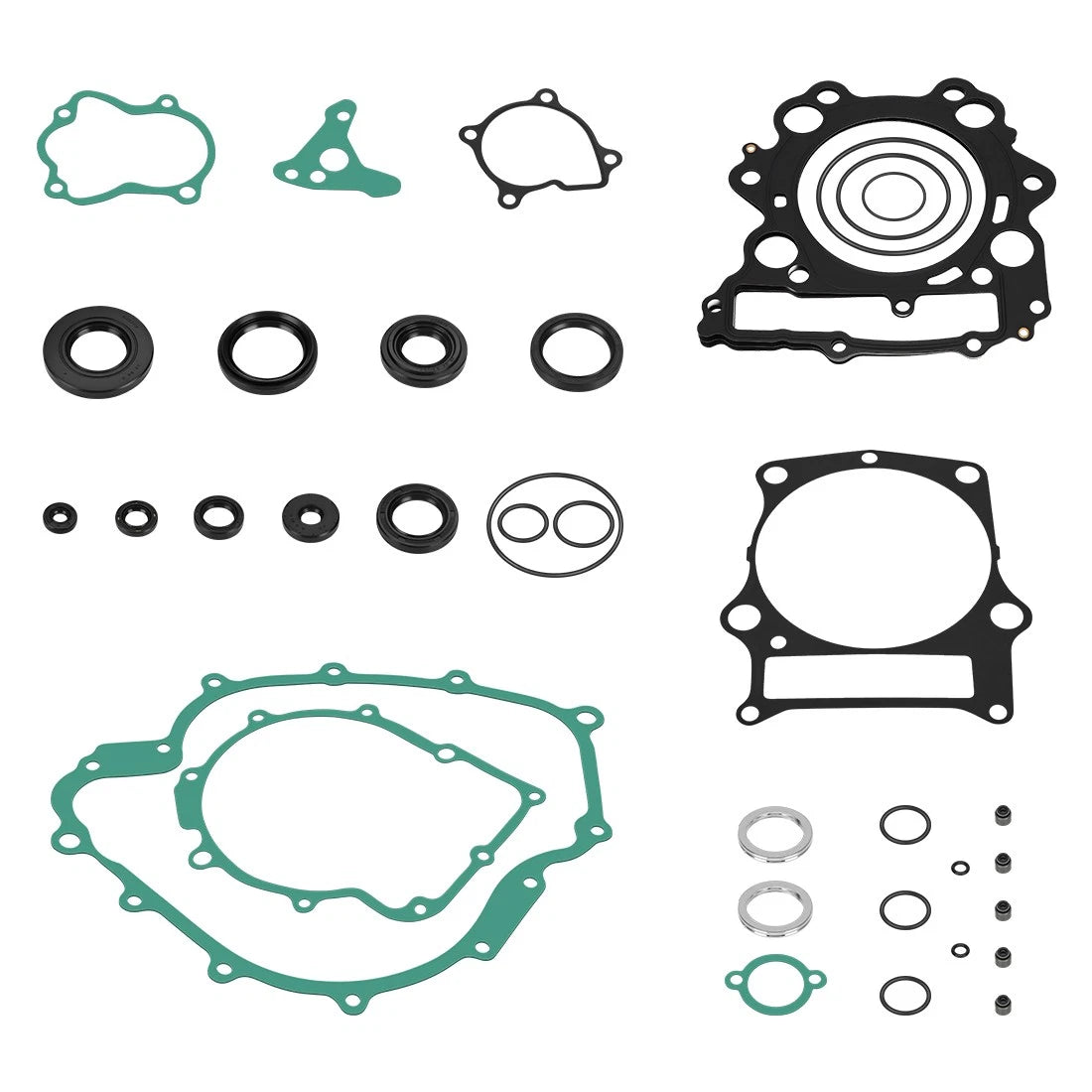 Complete Engine Top End Gasket & Seal Kit for Yamaha Grizzly 660 Rhino 660 (2002–2008)