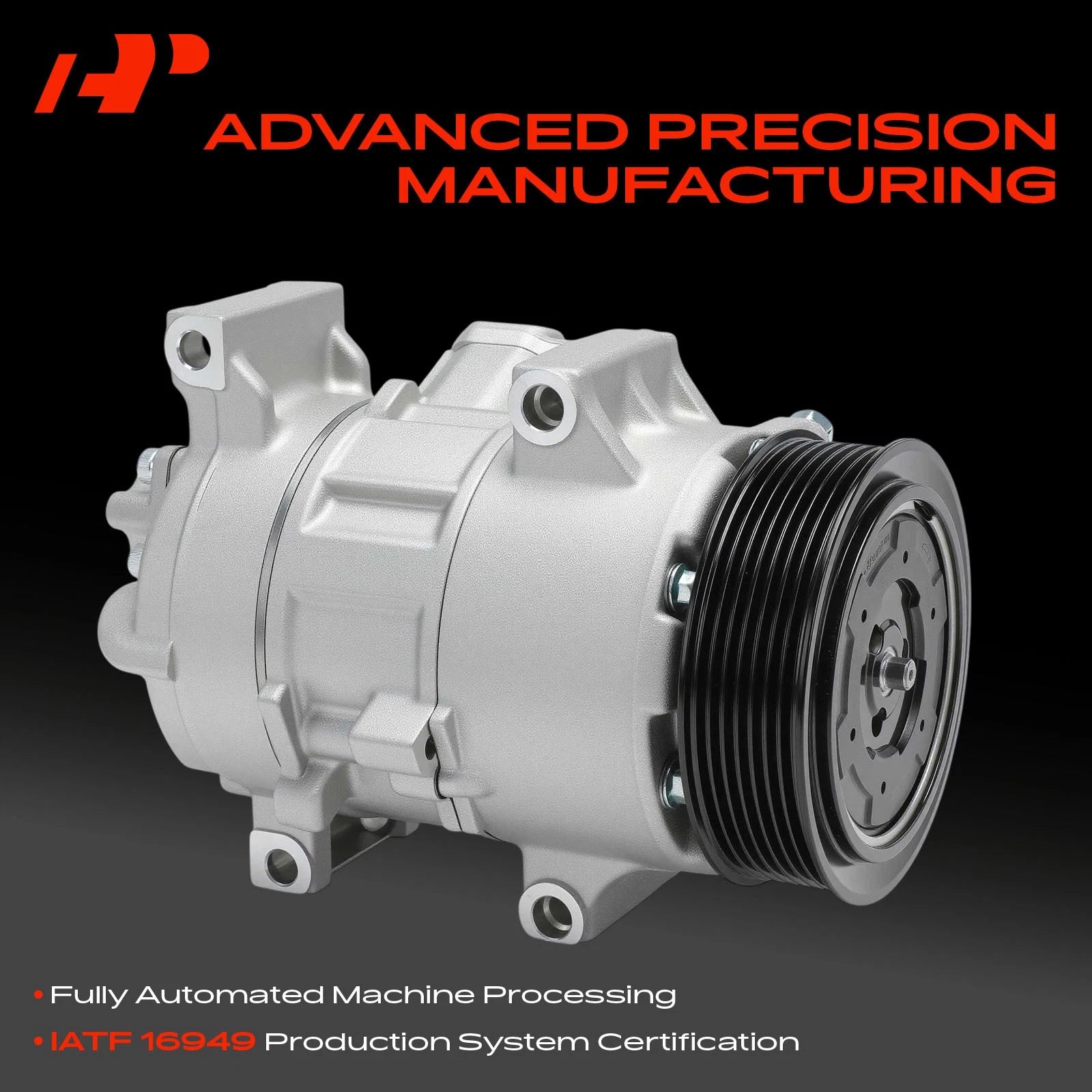 A/C Compressor with Clutch for Toyota Corolla (2009-2012)