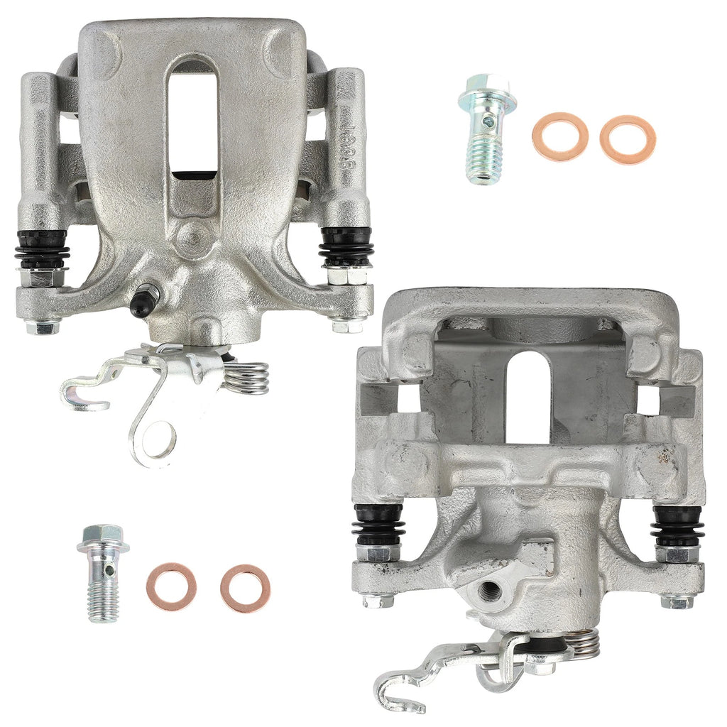 Set of 2 Rear Brake Calipers for Volkswagen GTI (2017–2018)