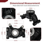 Rear Left Right Knuckle Kit & Bearing for Honda Pioneer 1000 (2016–2024)