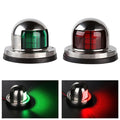 2 Pairs LED Bow Navigation Lights for Marine Boat Yacht Pontoon (12V)