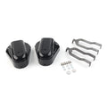 2X Rear Axle Cover Swingarm Caps for Harley Softail (2008–2017) Black GZ