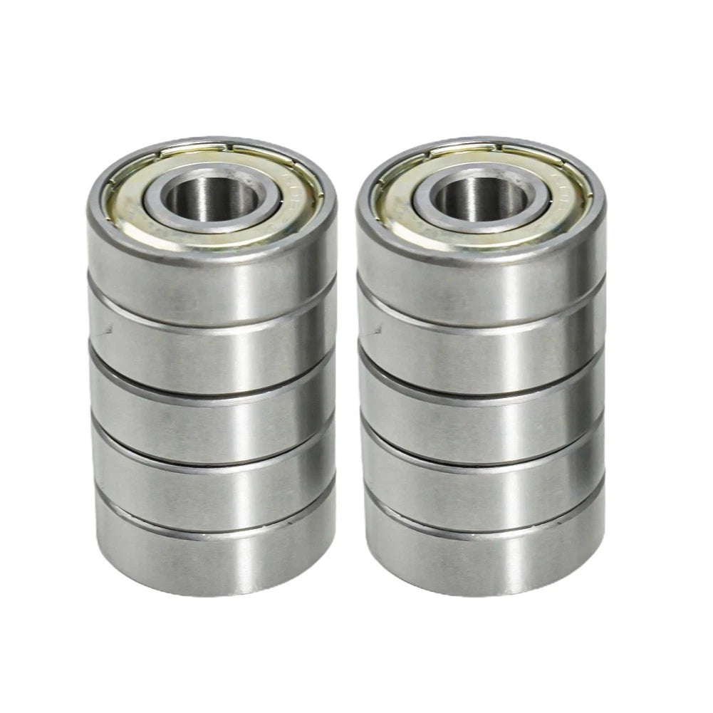 10 608ZZ Ball Bearings 8x22x7mm for Electric Motors (Efficient Performance)