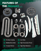 Timing Chain Kit for Lincoln Aviator, Mercury Marauder 4.6L V8 (2003–2005)
