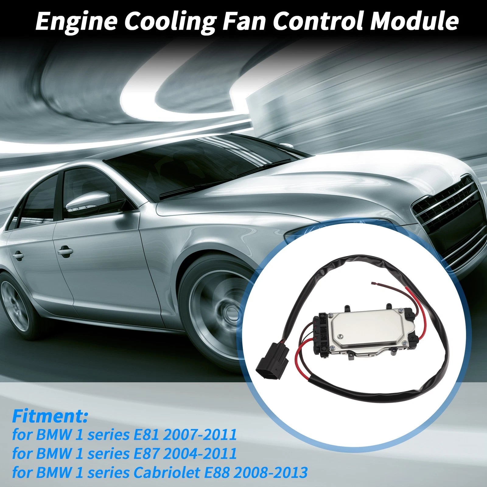 Engine Cooling Fan Control Module No. 17427801993 for BMW 1 Series (2007–2011)