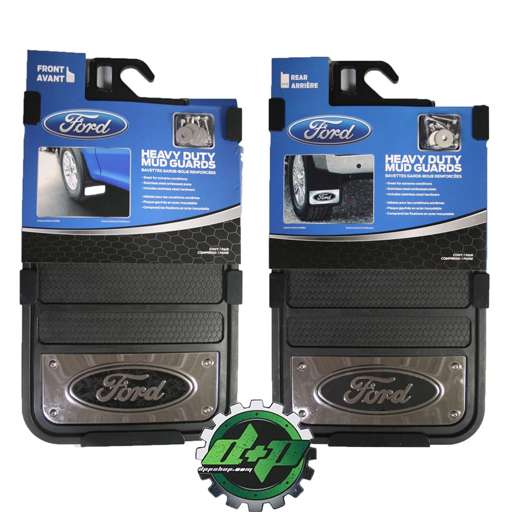 Set of 4 Mud Flaps for Ford Trucks (Heavy Duty 12x23)