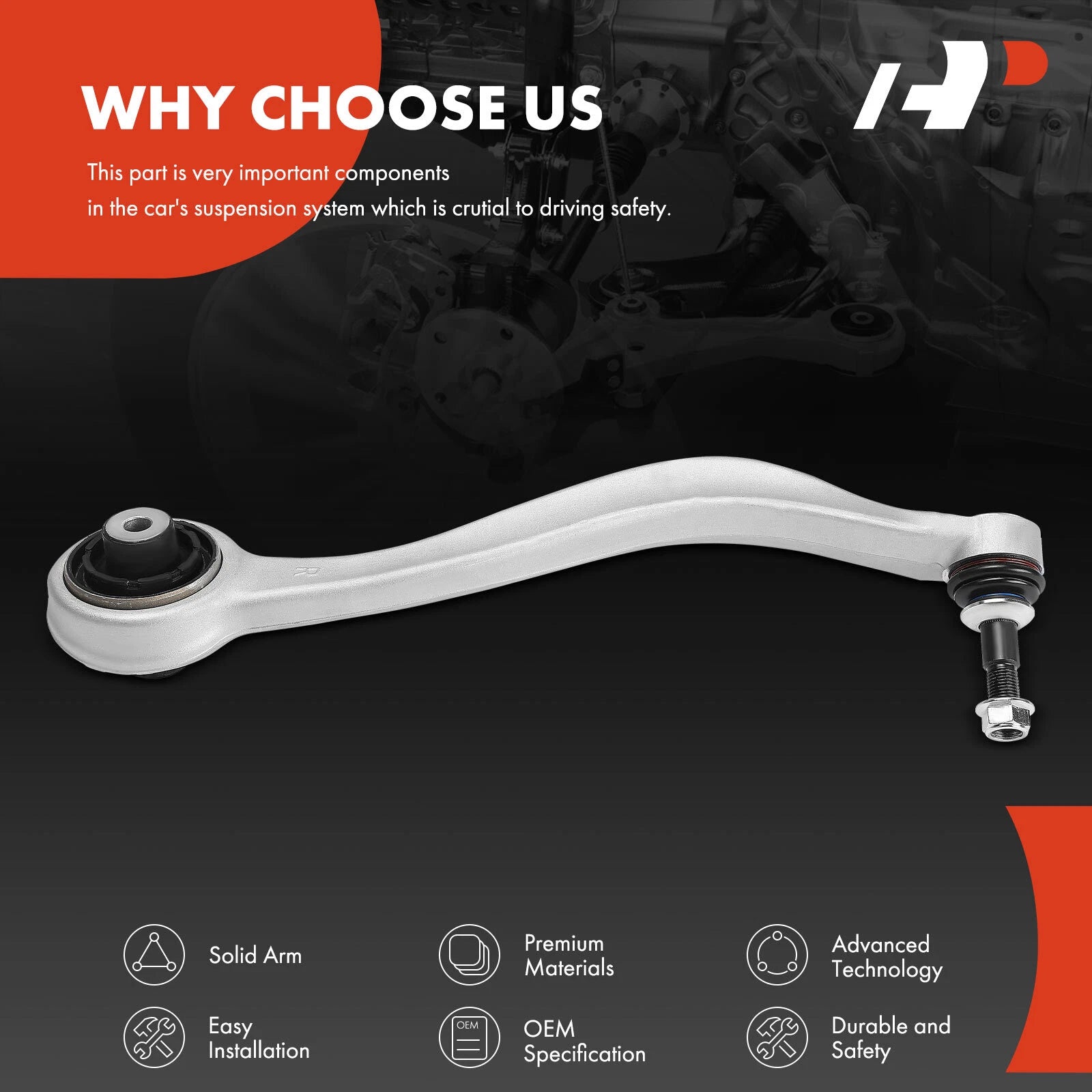 Front Right Control Arm with Ball Joint for BMW F87 M2 (2016-2021)