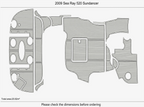 EVA Pads for Sea Ray 520 Sundancer (2009) - Swim Platform Cockpit Mat