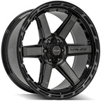 22 Inch Gloss Black Wheel with Brushed Face for Toyota Sequoia (2001–2007)
