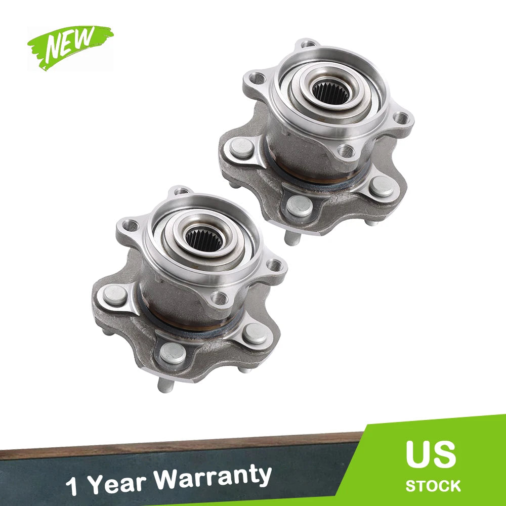 2Pcs Rear Wheel Hub Bearing for Nissan Rogue (2008–2020), Juke (2011–2017) AWD