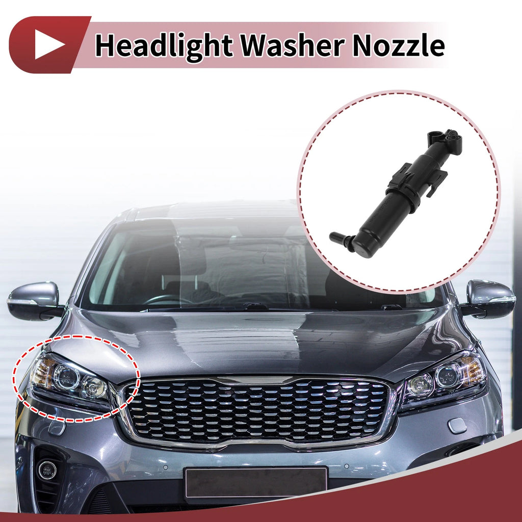 Front Passenger Side Headlight Washer Nozzle for BMW 528i (2011–2016) No. 61677341542
