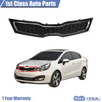 Front Bumper Grille with Chrome Trim for Kia Rio Sedan (2012–2015)