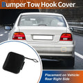 Rear Tow Hook Cover for BMW 525i 528i 530i 540i Black