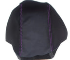 Leather Synthetic Console Armrest Cover for Lexus IS300 (2001–2005) Purple Stitch
