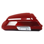 Red 5.5'' Razor Trunk Luggage for Harley Touring Street Glide (2014–2024)
