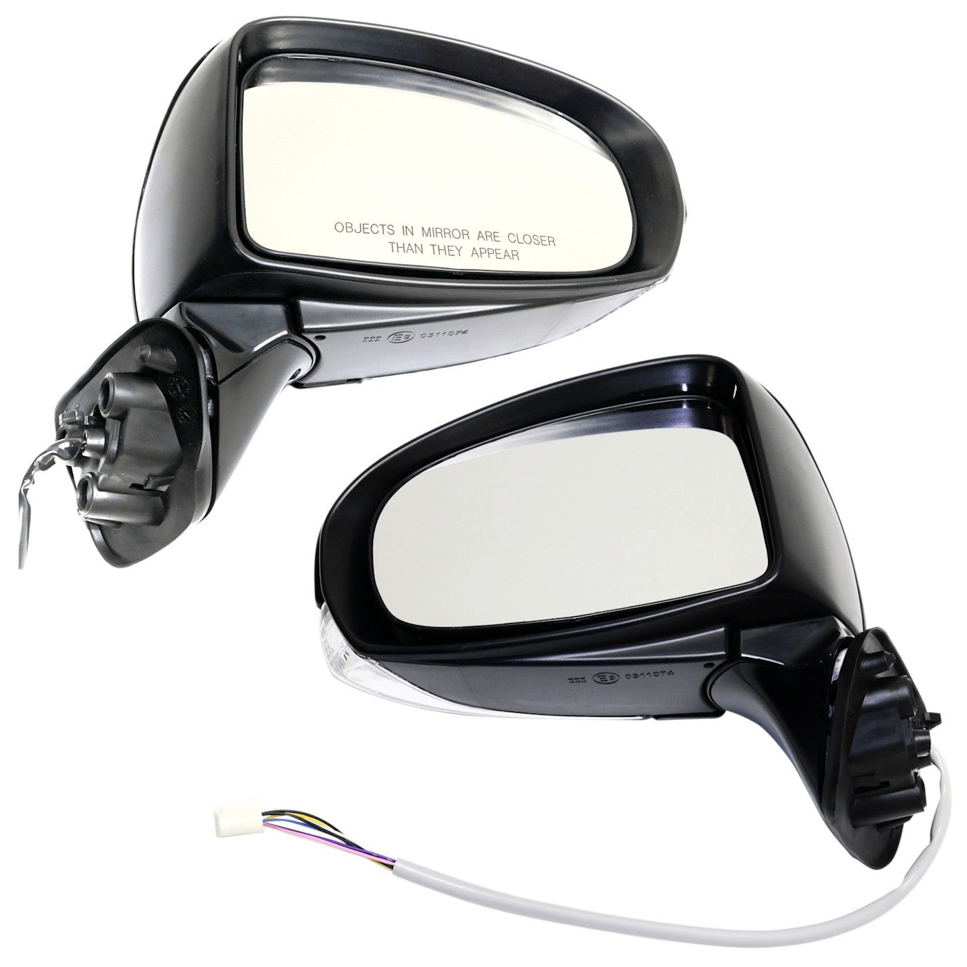 Set of 2 Heated Mirrors for Toyota Prius (2015)