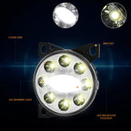 Set of 2 Chrome Housing Full LED Projector Fog Lights for Peterbilt 587/579 (2011–2020)