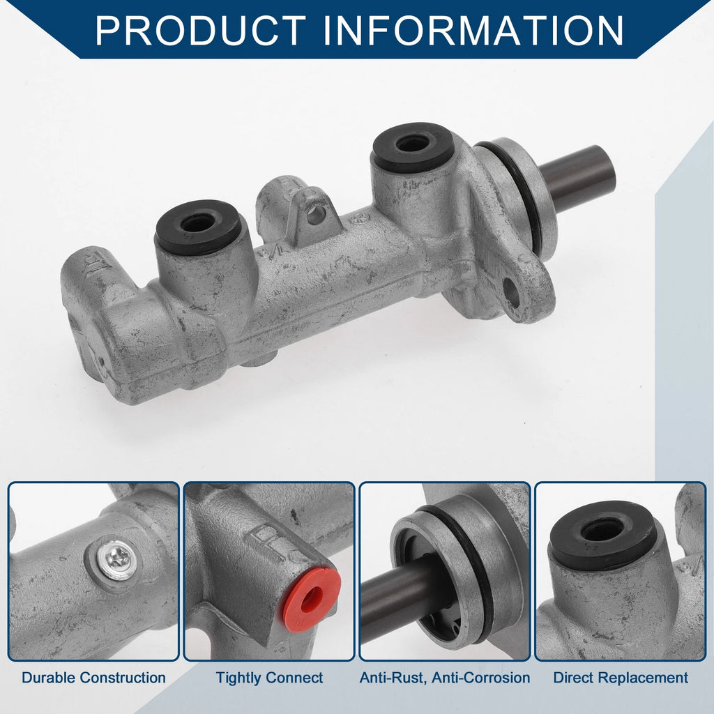 Brake Master Cylinder No. 0K20143440 for Kia Sephia (1996–1997) Aluminum Alloy