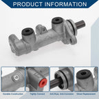 Brake Master Cylinder No. 0K20143440 for Kia Sephia (1996–1997) Aluminum Alloy